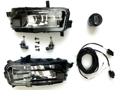 Produktbild von Nebelscheinwerfer Komplettset Nachrüstung NSW Set Schalter XSH passend für VW T6