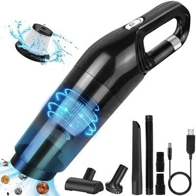 Produktbild von Handstaubsauger, Auto-Staubsauger, Leistungsstarker Handstaubsauger, 120W Staubsauger mit Extra Langem Fugendüse Düse, Aufbewahrungstasche, 9000Pa