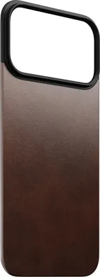 Zdjęcie produktu dla Nomad Magnetic Leather Back, rustykalny brąz (Horween), Magsafe - iPhone 17 Pro Max