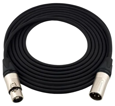 Mikrofonkabel 9 m, XLR weiblich auf männlich, Neutrik