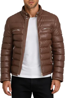 Produktbild von Reichstadt Herren Regular Fit Jacke Echtleder 19RS016 Cognac 3XL