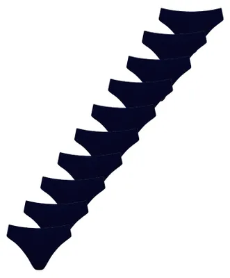 Produktbild von NUR DIE Damen Minislip 10-Pack Basic - schwarz - Größe 44-46