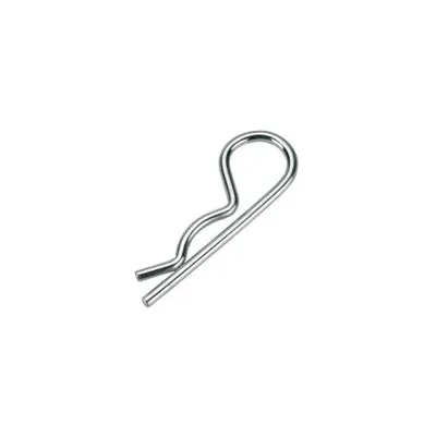 Obrázok produktu pre Jednopružinový závlačkový kolík 4 mm, zinok - DIN 11024 - balenie 100 ks