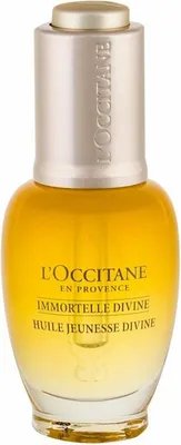 Produktbild von L'Occitane Immortelle Divine, 30 ml, Frauen, Jeder Hauttyp, Anti-Falten, Elastizität, Nährend, Anti-Aging, Tropfflasche, CAPRYLIC/CAPRIC TRIGLYCERIDE - HELIANTHUS ANNUUS (SUNFLOWER) SEED OIL - OCTYLDODECANOL -...