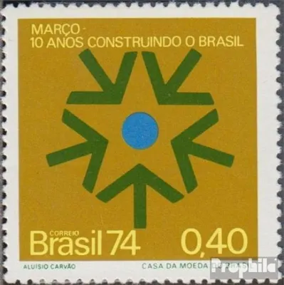 Produktbild von Briefmarken Brasilien 1974 Mi 1429 (kompl.Ausg.) postfrisch Militärputsch