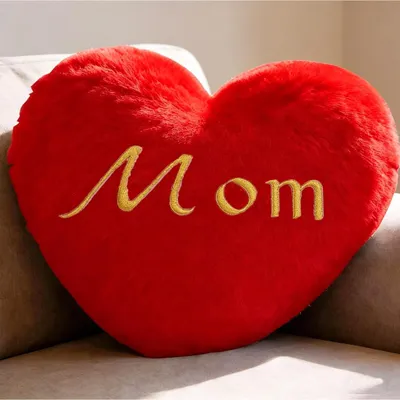 Immagine prodotto di Cuscino a forma di cuore, in peluche, 30 x 45 cm, ideale come cuscino decorativo per il soggiorno