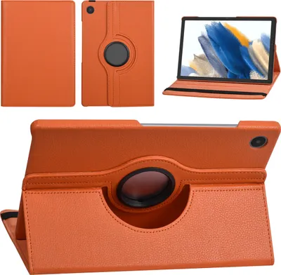 Produktbild von Samsung Tab A8 10.5 2022 Book Case Tablet - 360 Graden Draaibaar - Orange