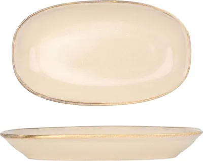 Obrázek produktu pro Bonna Servírovací mísa - Sand Hygge - porcelán - 24x14 cm