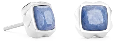 Immagine prodotto di Orecchini Spikes Square Aventurine Argento-Blu