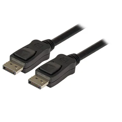 Produktbild von EFB DisplayPort 1.2 Anschlusskabel 4K60Hz schwarz 5m DisplayPort Stecker auf DisplayPort Stecker