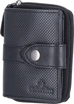 Produktbild von The Skandinavian Brand Damen Leder Geldbörse klein  Black