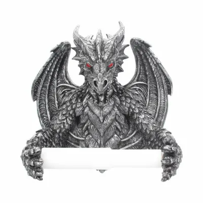 Produktbild von Obsidian Gothic Dragon Toilettenpapierhalter