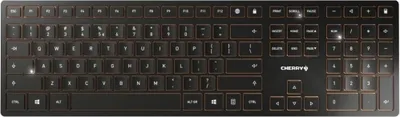 Produktbild von Cherry DW 9000 SLIM - Volle Größe (100%) - Kabellos - RF Wireless + Bluetooth - QWERTY - Schwarz - Maus en