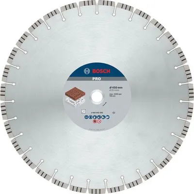 Produktbild von PRO Abrasive Diamanttrennscheibe, 450 x 25,4 mm