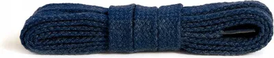 Produktbild von Langlebige flache Schnürsenkel 100 cm Kaps - Marineblau