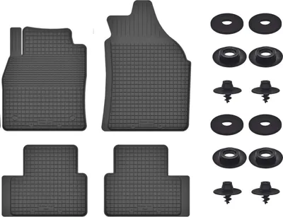 Produktbild von Gummimatten Mit Stoppern Für: Toyota C-Hr (2016-) Schwarz Set