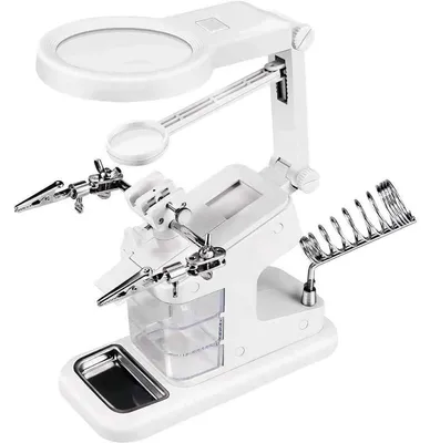 Obrázek produktu pro Lupa na pájení, Mmgoqqt, kov, bílá