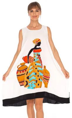 Produktbild von Frauenponcho-Kleid – Kurzes Strandkleid in großen Größen
