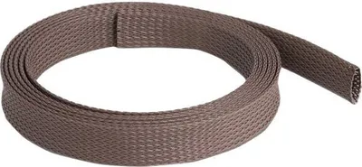 Produktbild von DELOCK Geflechtschlauch nagerfest dehnbar 2 m x 19 mm braun