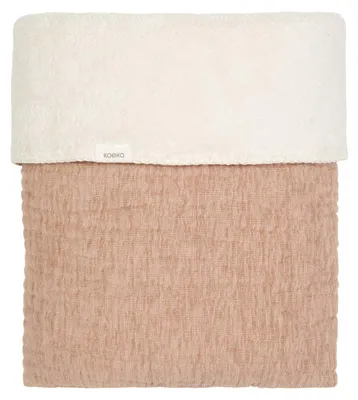Produktbild von Koeka Rivoli Teddy Bettdecke – 100 x 150 cm – Caffe