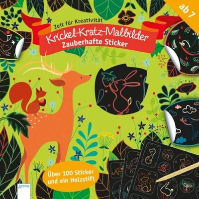Obrázok produktu pre Krickel-Kratz-Malbilder. Zauberhafte Sticker