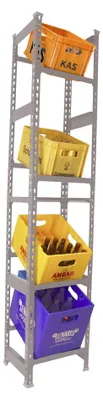 Obrázek produktu pro Samostatné kovové regály pro 8 krabic, robustní a flexibilní