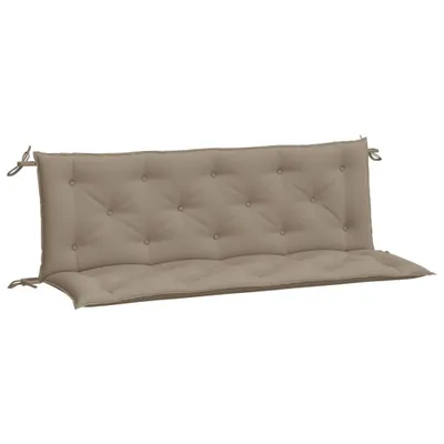 Image de vidaXL Coussins de banc de jardin 2 pcs. Taupe 150x50x7 cm Tissu Oxford