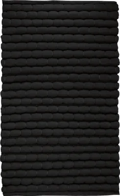 Produktbild von Kleine Wolke Badteppich AVERA Schwarz 60 x 60 cm