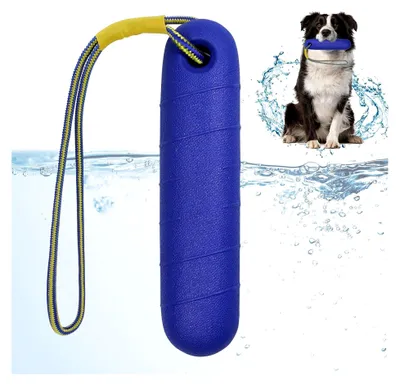 Produktbild von Hundespielzeug, Wasserspielzeug für Hunde, 22 cm Schwimmspielzeug für interaktives Hundetraining mit Nylonseil, Apportierspielzeug für mittelgroße und große Hunde