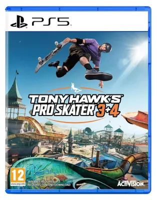 Zdjęcie produktu dla Activision Tony Hawk's Pro Skater 3 + 4 PS5, PlayStation 5, Tryb multiplayer, Powyżej 13 lat