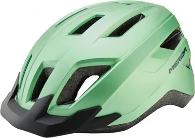 Produktbild von Merida Helm Commute grün 58-62 cm Grün - leichter City-Helm mit LED-Rücklicht...