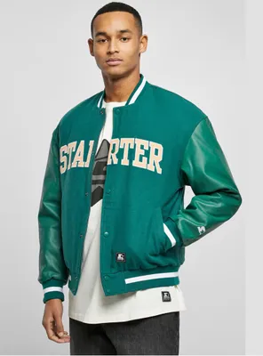 Obrázek produktu pro Bunda Starter Team Jacket darkfreshgreen - L