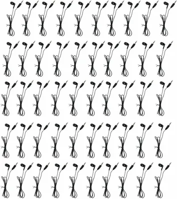 Image de Retekess Ecouteurs jetables, Unilatéral, Ecouteurs hygiéniques, Prise casque standard 3,5 mm, Compatible avec T130, T130S, T130P, TT116, TT122, TT125