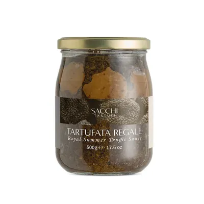 Obrázok produktu pre Hľuzovková omáčka 10% s plátkami hľuzoviek, 500 g