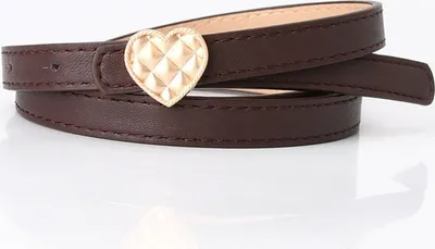 Produktbild von HE-12614 Damengürtel Dunkelbraun – Stilvoll & Elegant KP12614