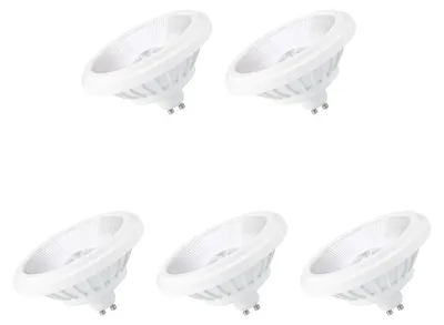 Productafbeelding van Spectrum LED Spot PAR16 GU10 Helder - 14W 1020lm 4000K - Neutraalwit - Vervangt 140W - 5 stuks