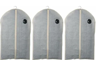 Produktbild von MSV Premium Kleidersack Kleiderhülle Kleider Schutzhülle Kleidersäcke 60x100 cm - 3 Stück