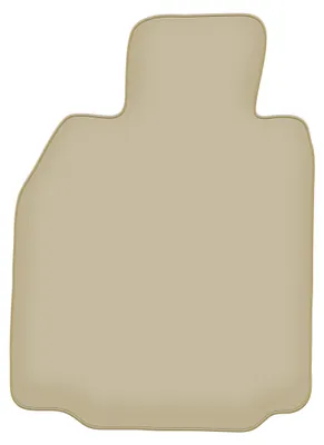 Image de Tapis conducteur moquette PREMIUM beige compatible avec Porsche 911 (typ 997) (2002-2012, cabriolet, coupé, targa) – avec fixations – sur‑mesure