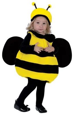 Produktbild von Bienen Kostüm mit Flügel für Kleinkinder