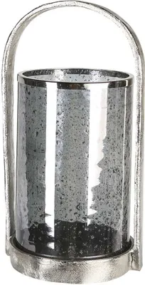 Productafbeelding van Casablanca lamp, medina-stijl, antiek zilverkleurig, hoogte 38 cm, diameter 19 cm, artikelnummer 93199