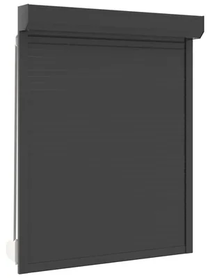 Produktbild von Rollladen Anthrazit 120 x 150 cm Aluminium und Polyurethan