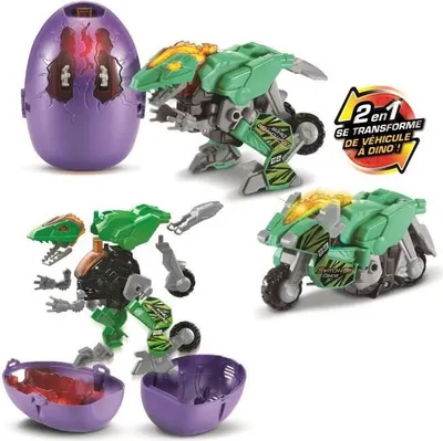 Produktbild von VTech Switch & Go Dinos Surprise V2, Transformierbarer Dino, 6 Verschiedene Modelle, Realistische Sounds, 4+ Jahre