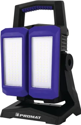 Productafbeelding van LED-schijnwerper, 50 W, 800-4500 lumen, lithium-ion batterij, 5200 mAh, 14,8 V, IP54