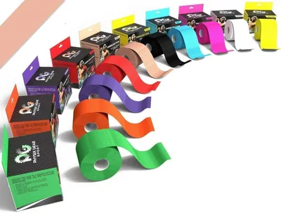 Immagine prodotto di Nastri kinesiologici Physix Gear con adesivo medico 5cm x 5m