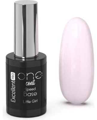 Image de Excellent Pro | Base rapide en une couche Little Girl - 11 g - Rose - Auto-lissante - Effet manucure rapide