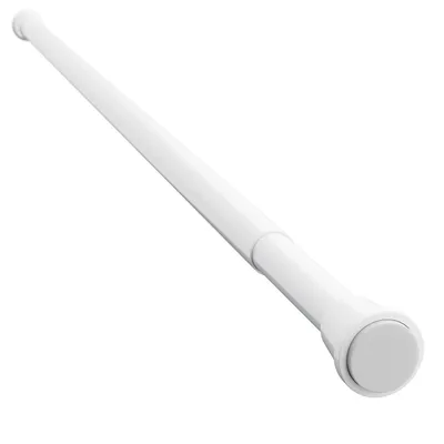 Produktbild von Duschvorhangstange 190 - 300 cm weiss ALU ** extra lang **