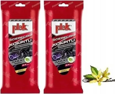 Imagen del producto de Toallitas Maxi para plástico, aroma a vainilla