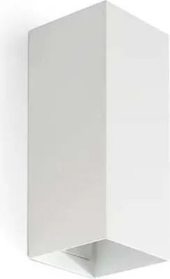 Produktbild von LUNE quadratische glatte weiße Wandleuchte 40546