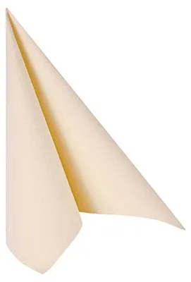 Produktbild von Servietten "ROYAL Collection" 1/4-Falz 40 cm x 40 cm champagner in Papierverpackung