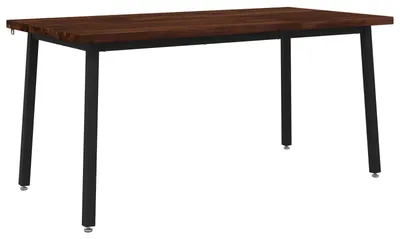 Obrázek produktu pro Čtvercový jídelní stůl, rozměry 160 x 80 x 75 cm, masivní akátové dřevo